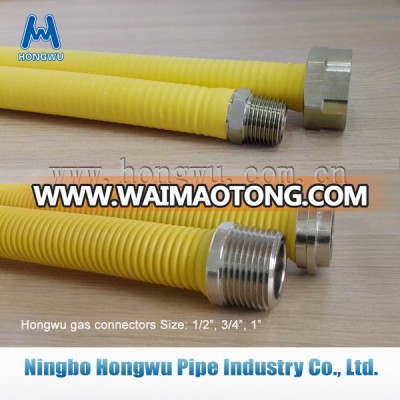 extensible flexible hoses M / F for gas