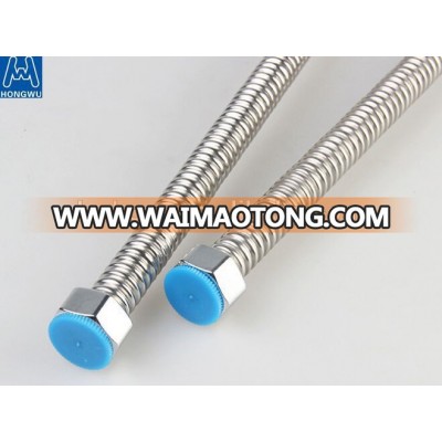 stainless steel flexible corrugated hose with fitting for water heating System