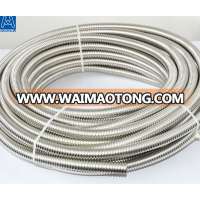 Without coating 0.3mm thickness stainless steel metal hose tube